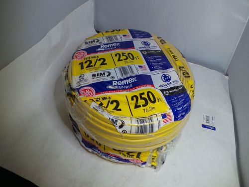 500ft 2 250ft Rolls 12 2 w Ground Romex Copper Electrical Wire 600volt New