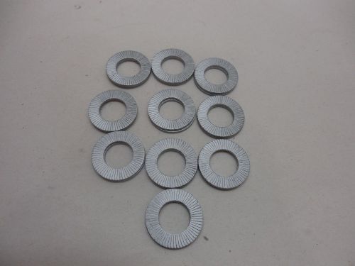 Nord-Lock Pk of 10 pair 5/8&#034; Zinc PL Lock washer B-17.0-2081