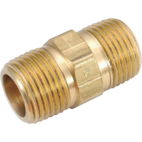 Anderson Metals Corp Inc 756122-08 Hex Brass Nipple-1/2&#034; BRASS NEX NIPPLE