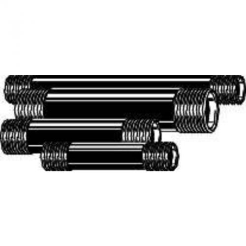 Black Nipple 1/2&#034; X 3-1/2&#034; A800-04-034-01 BEACON MORRIS Steel Pipe-Black