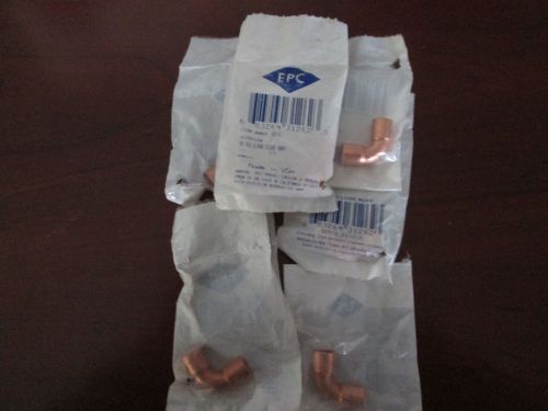 6  COPPER  1/4&#034; 90 DEGEE ELBOWS FIGURE 107-c