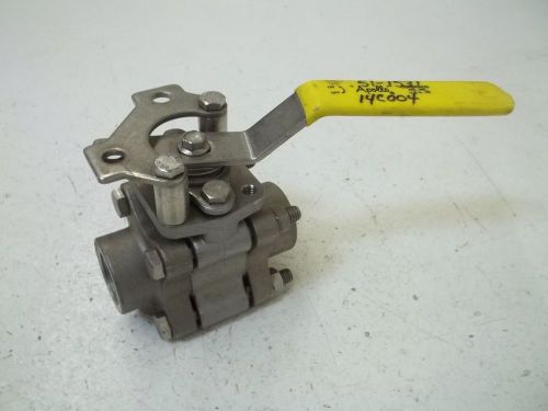 APOLLO 86C10401 STAINLESS STEEL BALL VALVE *USED*