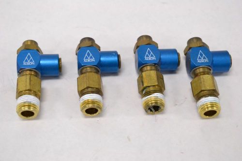 LOT 4 ALKON FREE FLOW CONTROL BRASS VALVE 1/2IN NPT B281658