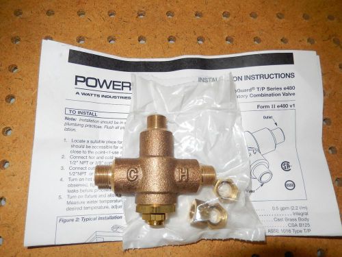 NEW Powers E480 Hydroguard Tempering Valve E480-10