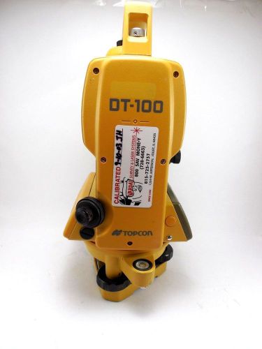 Topcon DT-104 Digital Theodolite DT-100 Series w/ Case