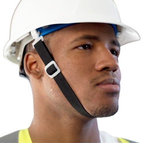 Brand New Black Elastic Chin Strap with clips for Helmets and Hard Hats