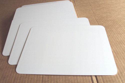 10 pcs.032 8&#034; x 12&#034; White Dye Sublimation Aluminum Sign Blanks w/ 3/4&#034; RC