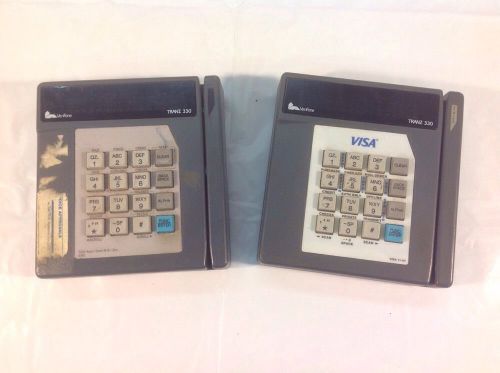 Lot of 2 Verifone Tranz 330 &amp; 1 Printer 250