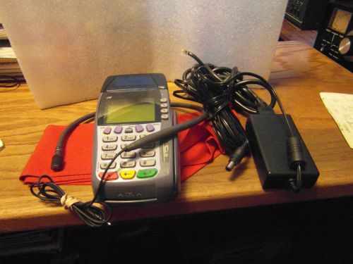 Verifone Omni 3750 Terminal/Printer/PIN Pad/SCR PLUS AE-1000 microphone!!