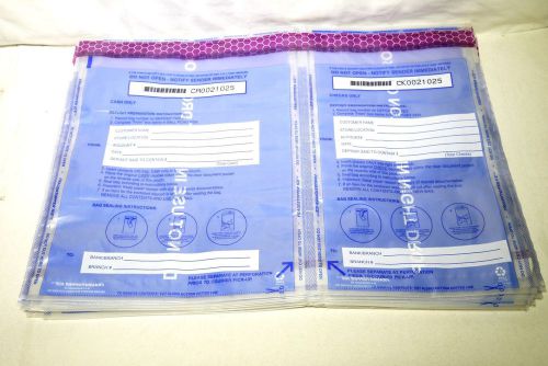 Nelmar Fraustopper Ice Security Deposit Bag 22x16&#034; lot of 27