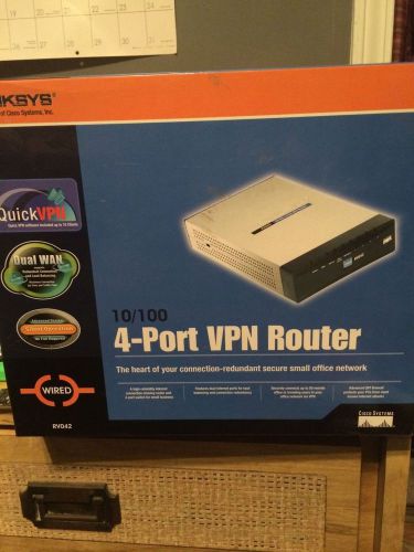 New Cisco Linksys 4-Port VPN RV042 Router Q13708-07B for Gilbarco Passport