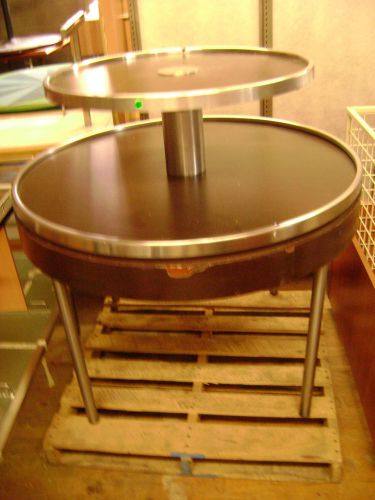 Display round retail 2 tier merchandiser table for sale