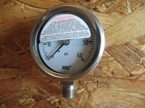 Wika PSI Gauge 60 PSI 232.53 2.5&#034;  316 SS