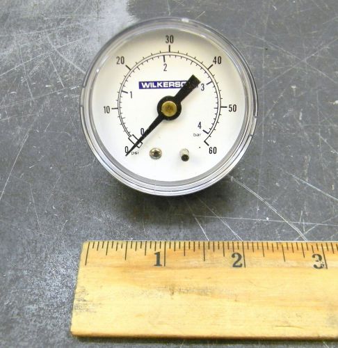 WILKERSON RRP-95-230 PNEUMATIC PRESSURE GAUGE 0-60 PSI 1/4&#034; NPT NEW IN BOX