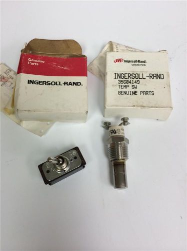 OEM INGERSOLL RAND Compressor 35604149 TEMPERATURE SWITCH &amp; 35221803 SWITCH LOT