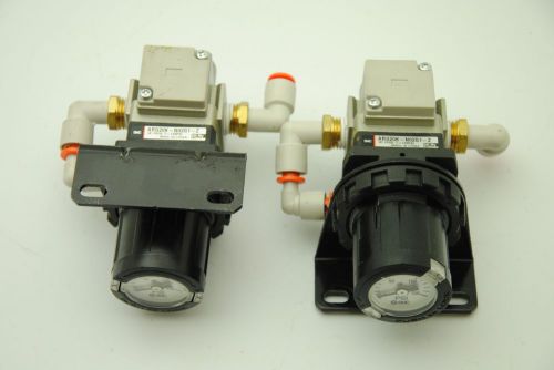 SMC ARG20K-N02G1-Z, Regulator w/ Gauge, Lot of 2