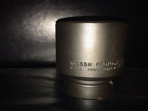 NEW PROTO 55MM IMPACT SOCKET 1&#034;  DRIVE 10055M METRIC 6-PT