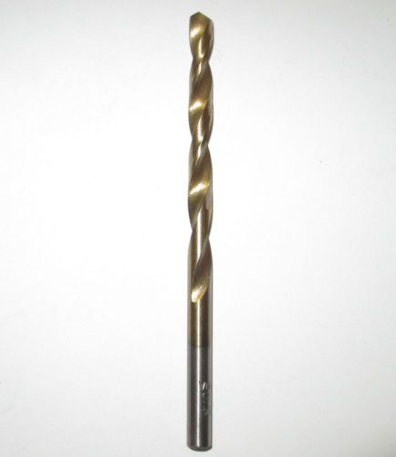 NEW 13/64&#034; TITANIUM NITRIDE  HIGH SPEED STEEL DRILL BIT 3-5/8&#034; OAL; $1 OFF 2ND+