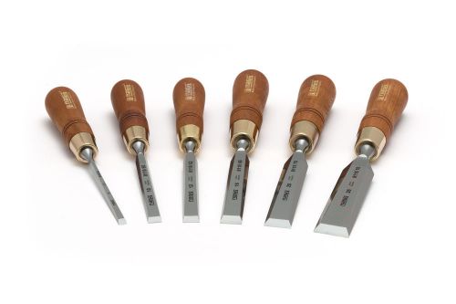 Wood chisel set in premium quality 6 pcs. for sale