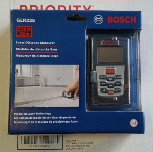 BOSCH GLR225 LASER DISTANCE MEASURER 230FT 70M FAST FREE SHIPPING