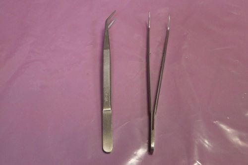 EREM CURVED / ANGEL TIP TWEEZERS 24-SA (LOT OF 2 )