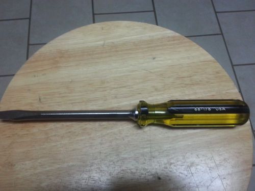 STANLEY 100 PLUS SCREWDRIVER-FLAT-   66-176  USA MADE