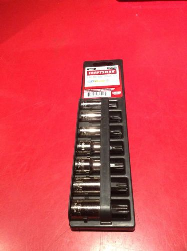 Craftsman 7-Pc Torx Bit Socket Set 1/4&#034; and 3/8&#034; Drive Model# 934449