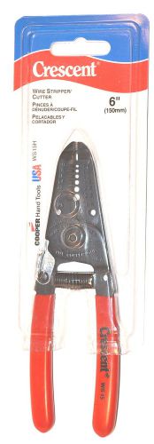 NOS Crescent USA 6&#034; 10-20AWG 0.8-2.6mm WIRE STRIPPER CUTTER Pliers WS15H LIST$25