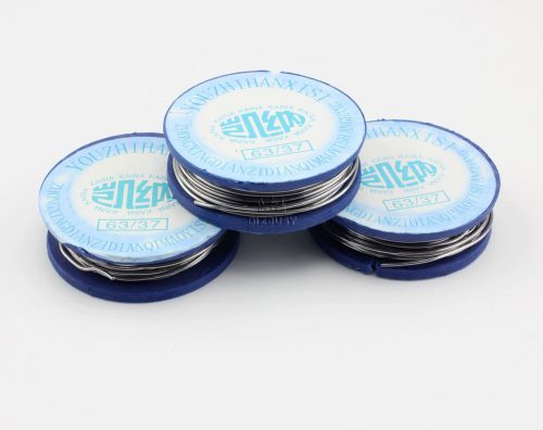 2pcs 63/37 tin/lead rosin core solder wire soldering flux 2.0% 0.8mm weldering for sale