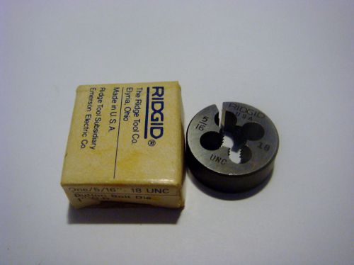 Ridgid Round Split 1&#034;OD 5/16&#034;-18 UNC