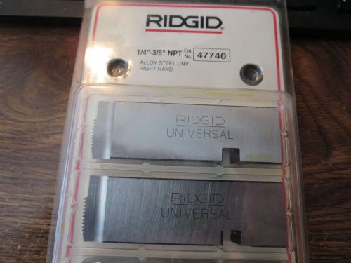 Ridgid 1/4-3/8 inch universal dies for sale