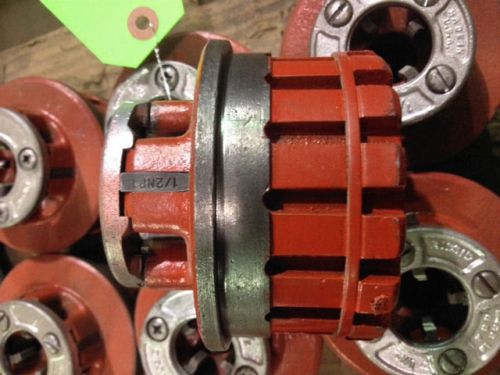 RIDGID 12R 1/2 INCH HAND THREADER DIE HEADS REFURBISHED WITH NEW DIES