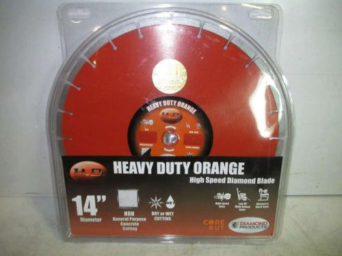 Diamond products heavy duty orange high speed diamond blade 53743 for sale