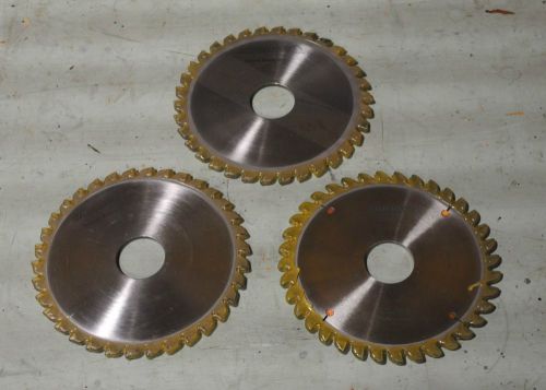 Set of 3 Circular Saw Blades 8&#034; Diameter 1 3/4&#034; Arbor Carbide Woodworking #7