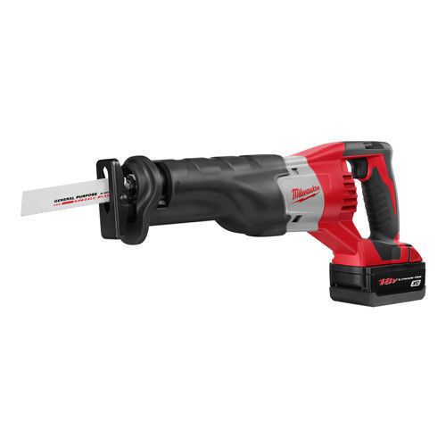 MILWAUKEE 2620-21 18-VOLT LITHIUM-ION CORDLESS SAWZALL RECIPROCATING SAW KIT