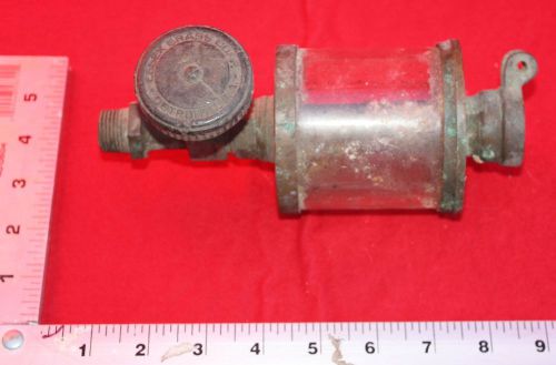 Brass Hit Miss Engine Drip Oiler Cup Steam Pressure Valve Handle Essex Brass