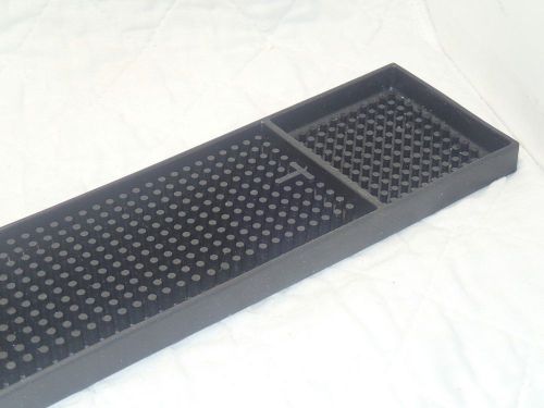 New bar mat - 27in x 3in - black rubber - new! 3&#034; x 27&#034; for sale