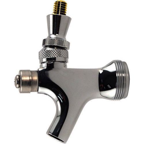 Self closing draft beer faucet head spring loaded chrome kegerator spout keg tap for sale