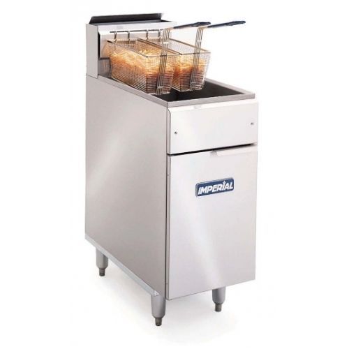 IFS-40-OP-IMPERIAL 40LB DEEP FAT FRYER BRAND NEW (BASKETS INCLUDED) GAS