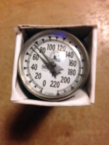 Libertyware 1&#034; dial pocket thermometer 0-220 f lot of 5 for sale