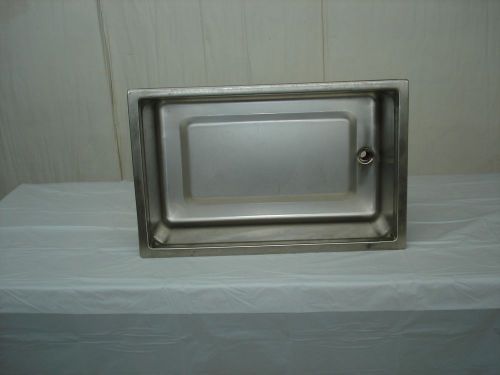 Counter top pan insert with drain for sale