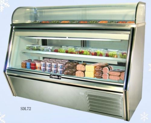 BRAND NEW! LEADER SDL72 - 72&#034; DELI MEAT DISPLAY CASE 7/11