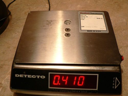 Detecto AP-10 All-Purpose Portion Control Scale 10 Lb. Capacity 6-3/4&#034; x 5-1/4&#034;