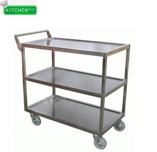 Heavy Duty S/S Bus Cart (16 3/8&#034; W x 29 1/2&#034; L)