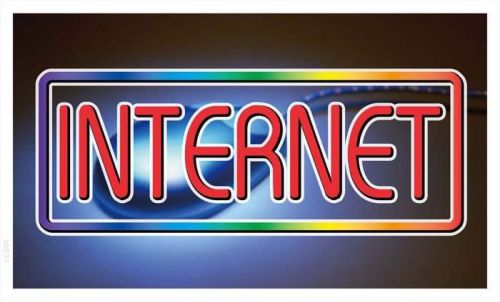 Bb531 internet cafe banner shop sign for sale