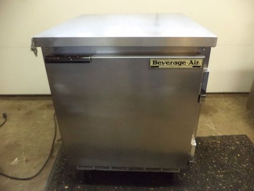 BEVERAGE AIR 27&#034; WORK TOP or UNDER COUNTER REFRIGERATOR WTR27 TRUE