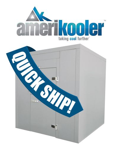 AMERIKOOLER NEW 6&#039;X8&#039; WALK IN FREEZER WITH FLOOR RESTAURANT EQUIPMENT