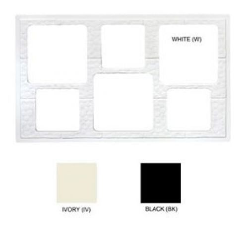 GET Enterprise ML-162 Full Size Tile for ML-148 &amp; Larger Square Crocks Ivory