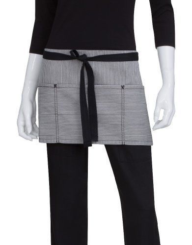 NEW Chef Works AW050-BLK-0 Portland Waist Apron  Black