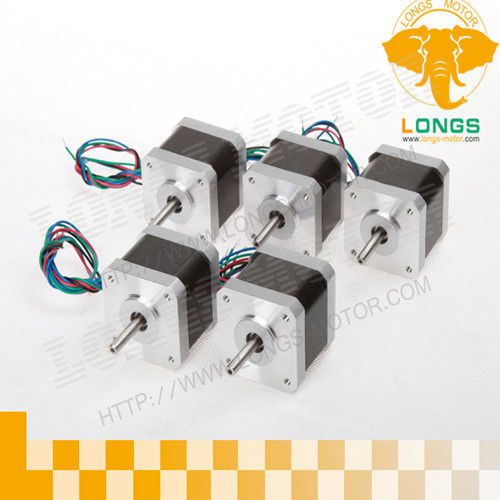 5pcs Nema 17 stepper motor 75oz.in 1.2A 4leads CNC 3D Printer Reprap